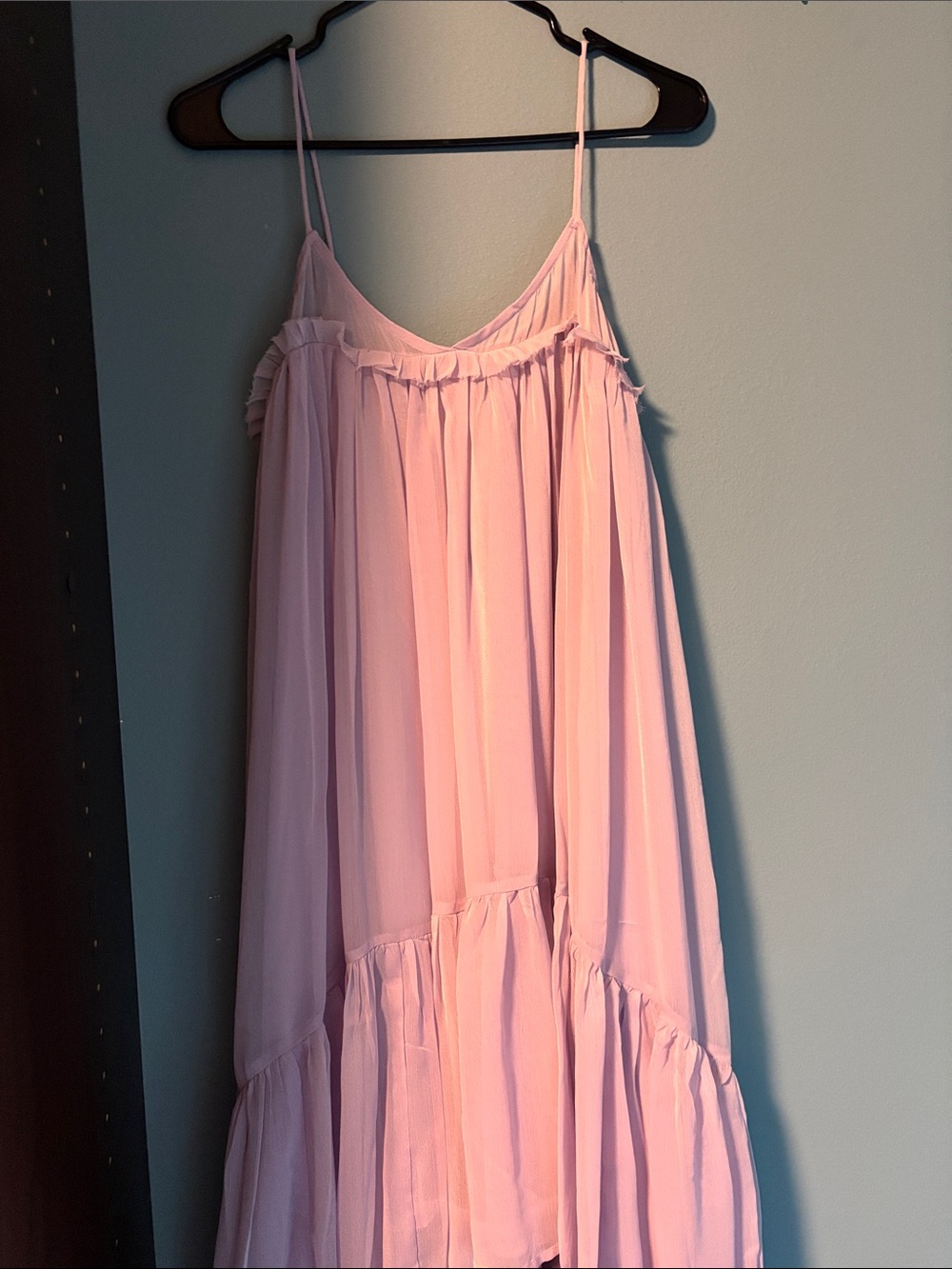 ASOS Lilac Spaghetti-Strap High-Low Dress - Picture 5 of 6